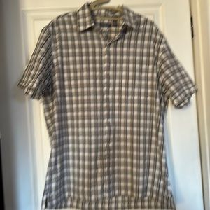 Van Heiden short sleeve button down shirt
